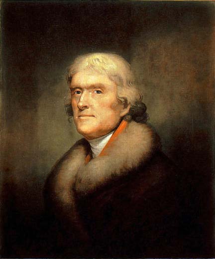 Painting of Thomas Jefferson